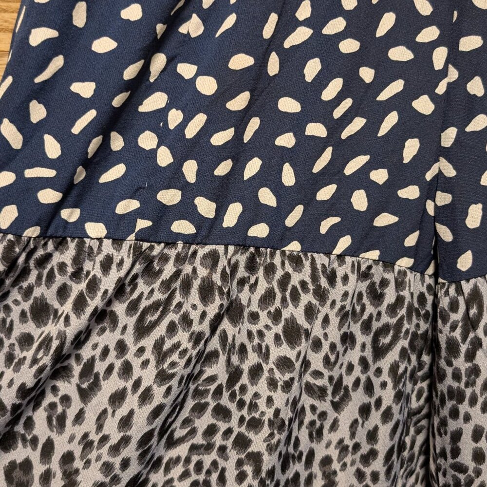 Umgee Wide-Leg Pants Colorful Patterned Size Small - image 6